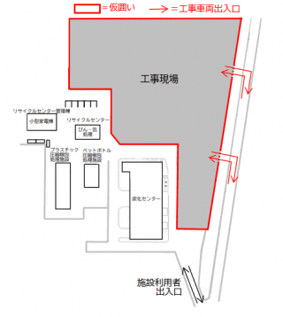 工事範囲図